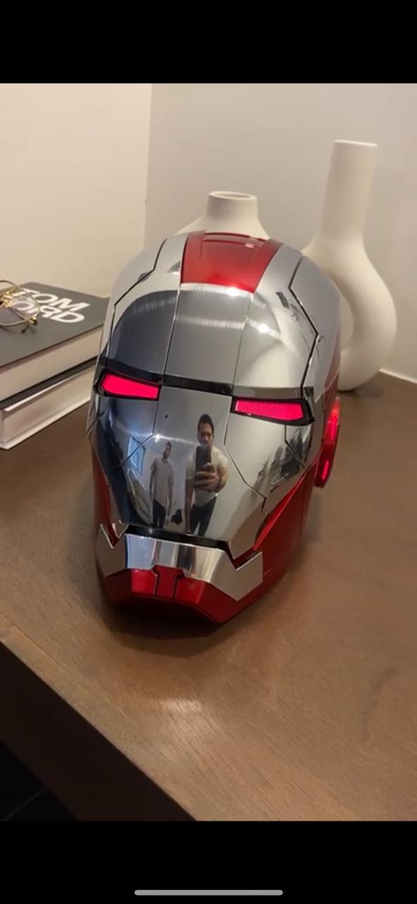 Casco Iron Man MK5 Plata