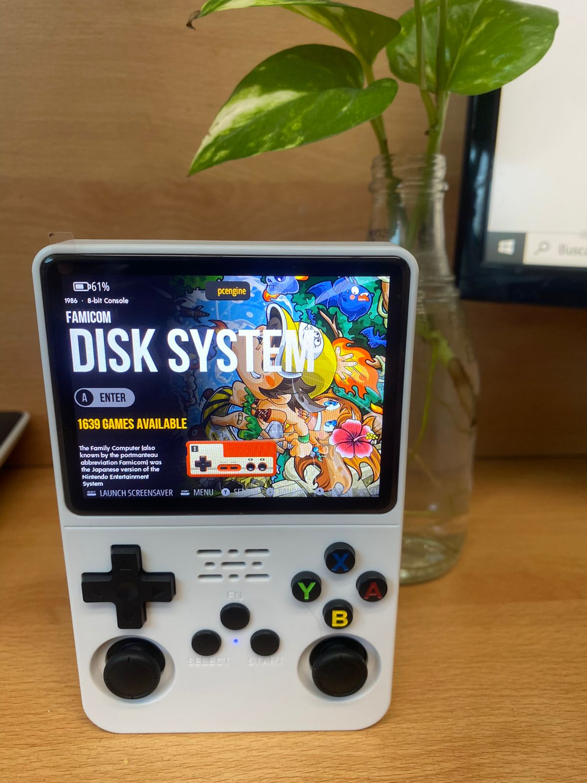 Consola R36S Blanco