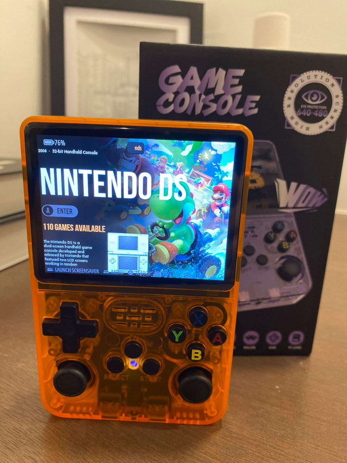 Consola R36S Naranja
